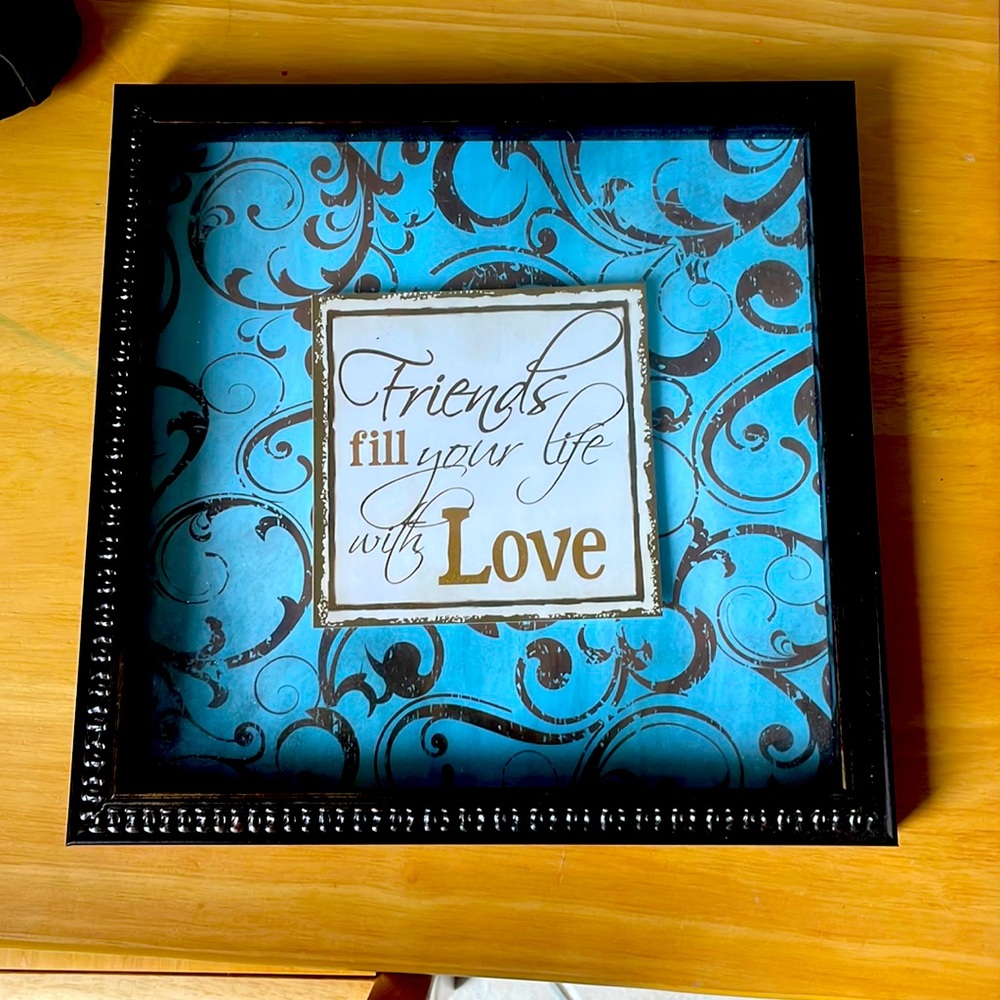 11x11 framed artwork